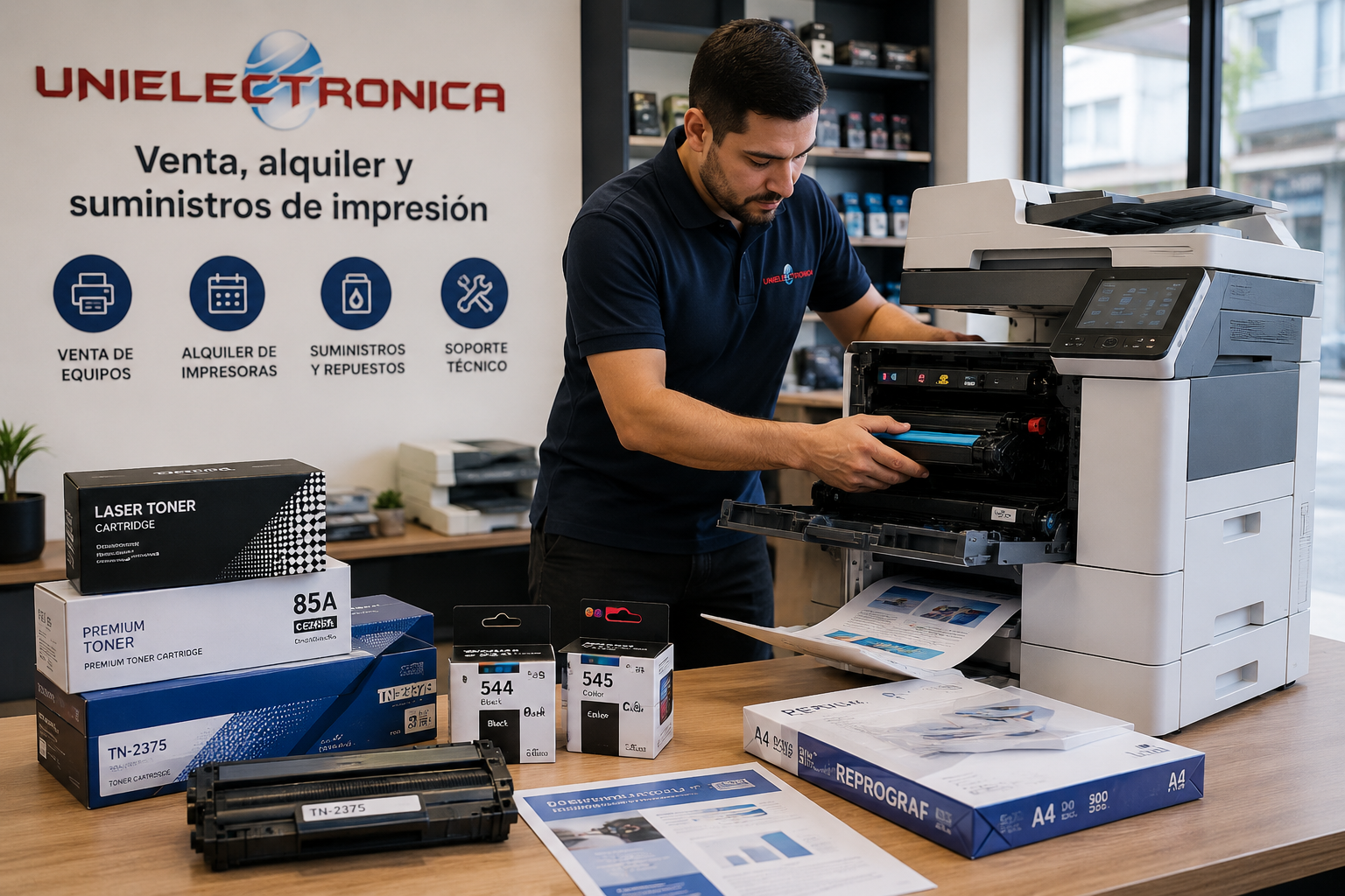 Suministros de impresion y oficina