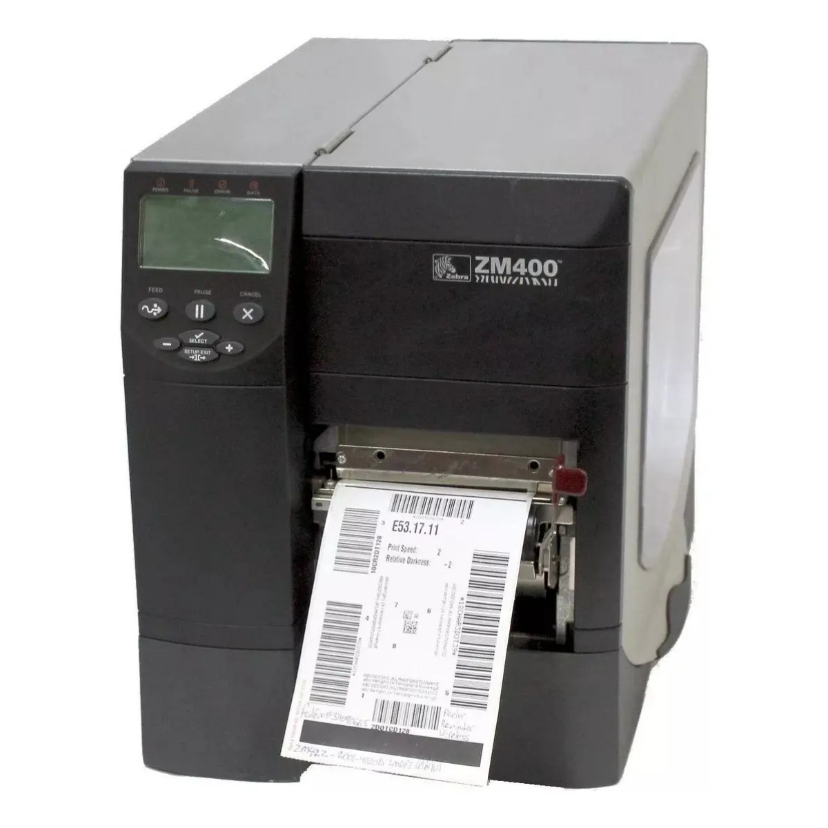 Impresora Industrial de Etiquetas Zebra ZM400 Reacondicionada