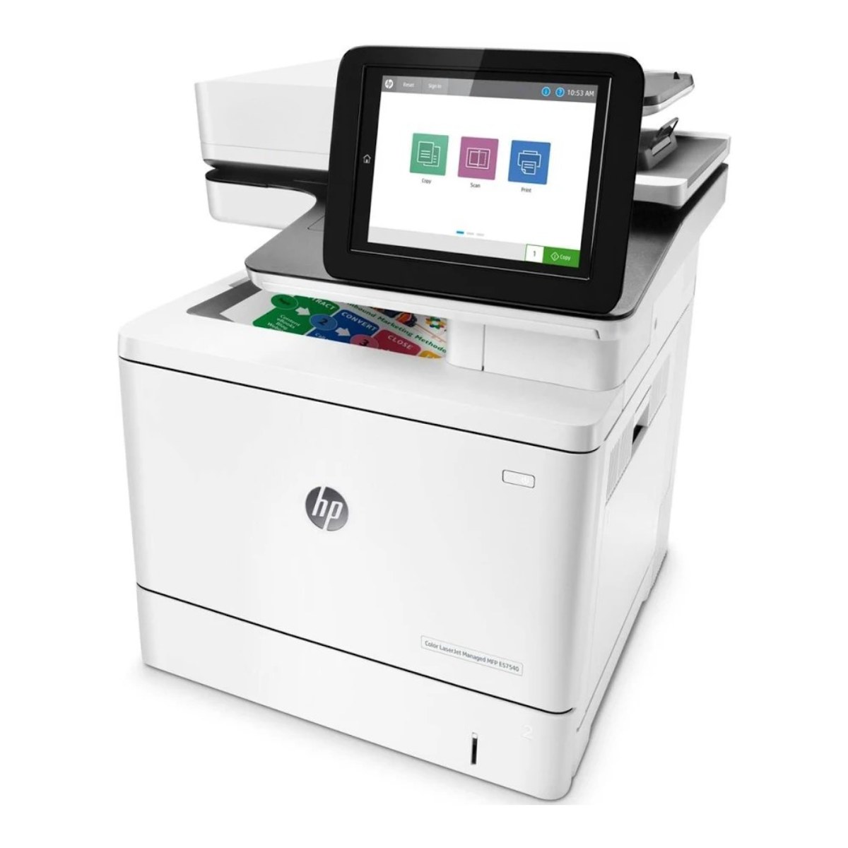 Impresora Multifuncional Láser a Color HP E57540 Reacondicionada